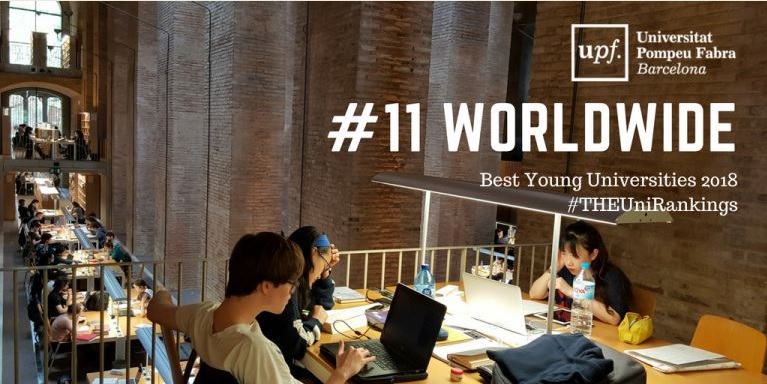 Estudiants a la biblioteca del Dipòsit de les Aigües de la UPF