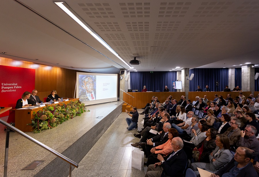 The ceremony took place in the auditorium of the Ciutadella campus