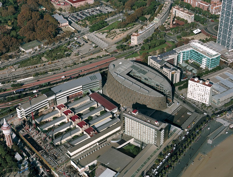 Vista aèria del campus del Mar