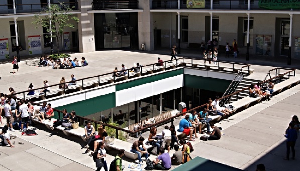 Vista aèrea del campus de la Ciutadella de la UPF Imatge inicial - Vista aèrea del campus de la Ciutadella de la UPF