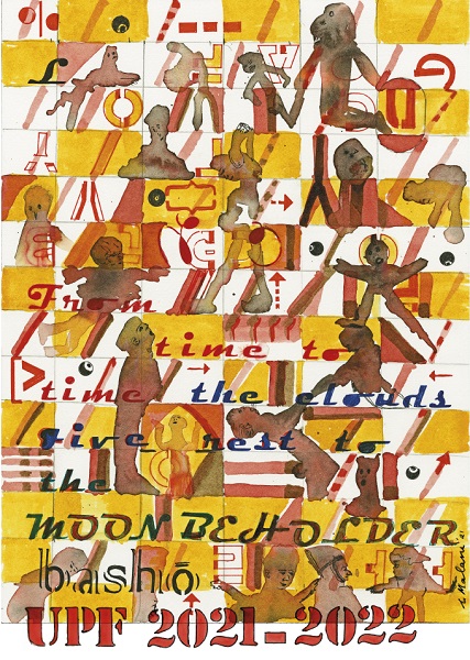 Cartell inaugural del curs 2021-2022, obra de Nalini Malani