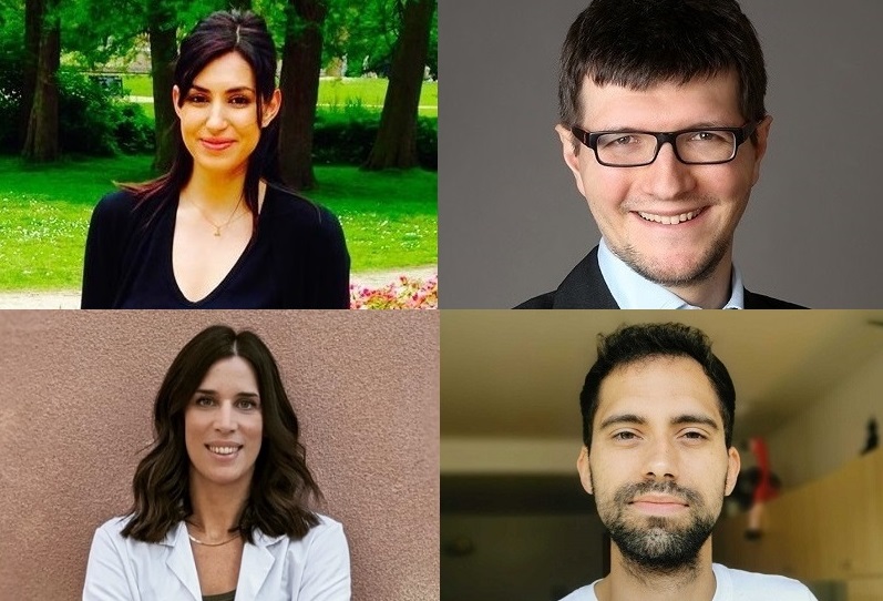 From left to right and top to bottom: Katerina Petrova, Dmitry Kuvshinov, Chiara Santolin and Javier Santos Moreno Imatge inicial - From left to right and top to bottom: Katerina Petrova, Dmitry Kuvshinov, Chiara Santolin and Javier Santos Moreno