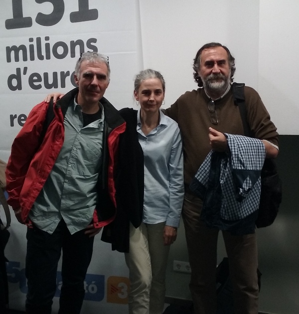 José Aramburu, Cristina López-Rodríguez i Ángel Luis Corbi