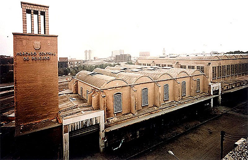 The Mercado Central del Pescado, after the extension.